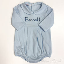 Load image into Gallery viewer, Blue Long Sleeve Pima Bubble