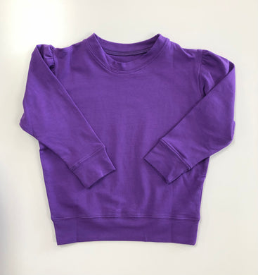 Purple French Terry Sweatshirt
