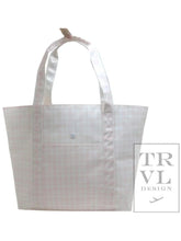 Load image into Gallery viewer, Pimlico Plaid Pink Jumbo X-Large Tote