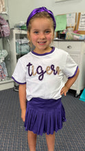 Load image into Gallery viewer, Purple Mini Pleated Skort