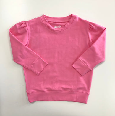 Hot Pink French Terry Sweatshirt