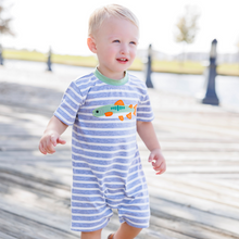 Load image into Gallery viewer, Boys Fish Applique Romper