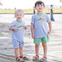 Load image into Gallery viewer, Boys Fish Applique Short Set