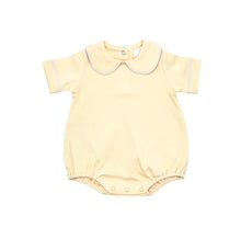 Load image into Gallery viewer, Boys Yellow S/S Collar Bubble