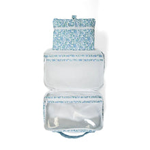 Load image into Gallery viewer, Hamptons Floral Bundle Up Hanging Toiletry Bag