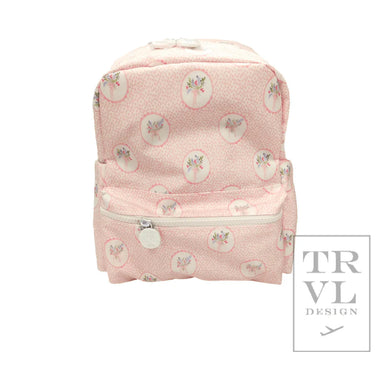 Pink Medallion Floral Mini Backpack