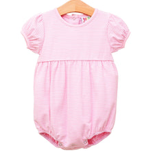 Load image into Gallery viewer, Girls Light Pink Stripe Kate Bubble