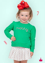 Load image into Gallery viewer, Sequin Merry Green Holly Shirt
