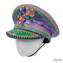 Load image into Gallery viewer, Mardi Gras Rhinestone Conductor Youth Hat