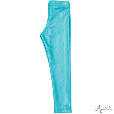 Turquoise Shimmer Leggings