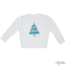 Load image into Gallery viewer, Girls Sequin Christmas Tree Velvet Sweatshirt