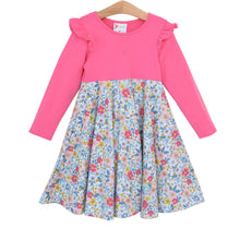 Load image into Gallery viewer, Girls Meadow Floral Twirl Dress