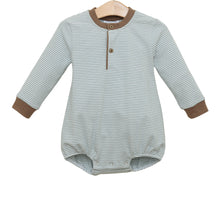 Load image into Gallery viewer, Dusty Sage Stripe/ Light Brown Nathan Bubble