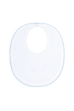Blue Crotchet Bib