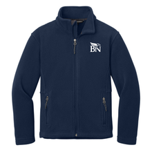 Load image into Gallery viewer, Youth Bishop Noland Navy Full Zip Fleece Jacket