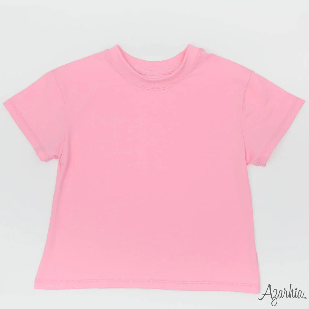 Girls Pink Boxy Tee