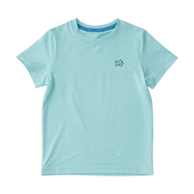 Load image into Gallery viewer, Kids Waterspout Blue Performance S/S Shirt w/ Marlin