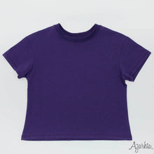 Load image into Gallery viewer, Girls Purple Boxy T