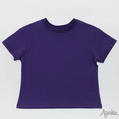 Girls Purple Boxy T