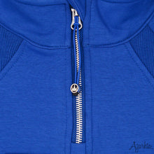 Load image into Gallery viewer, Girls Royal Blue Cropped Sweatshirt