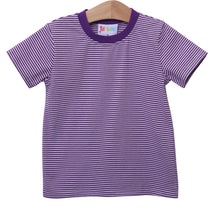 Load image into Gallery viewer, Purple Stripe Graham Shirt