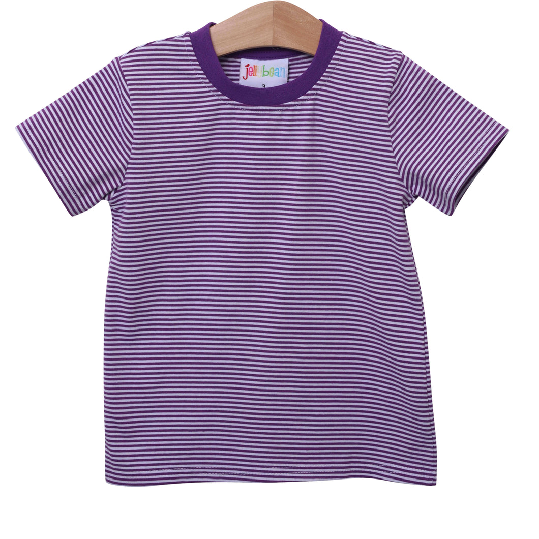 Purple Stripe Graham Shirt