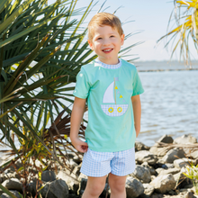 Load image into Gallery viewer, Boys Sailboat Short Set