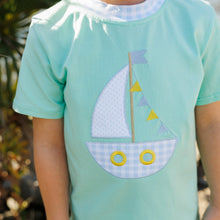 Load image into Gallery viewer, Boys Sailboat Short Set