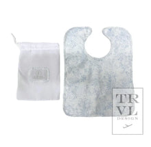 Load image into Gallery viewer, Blue Bunny Toile Best Bib