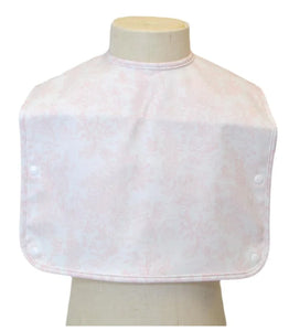 Pink Bunny Toile Best Bib