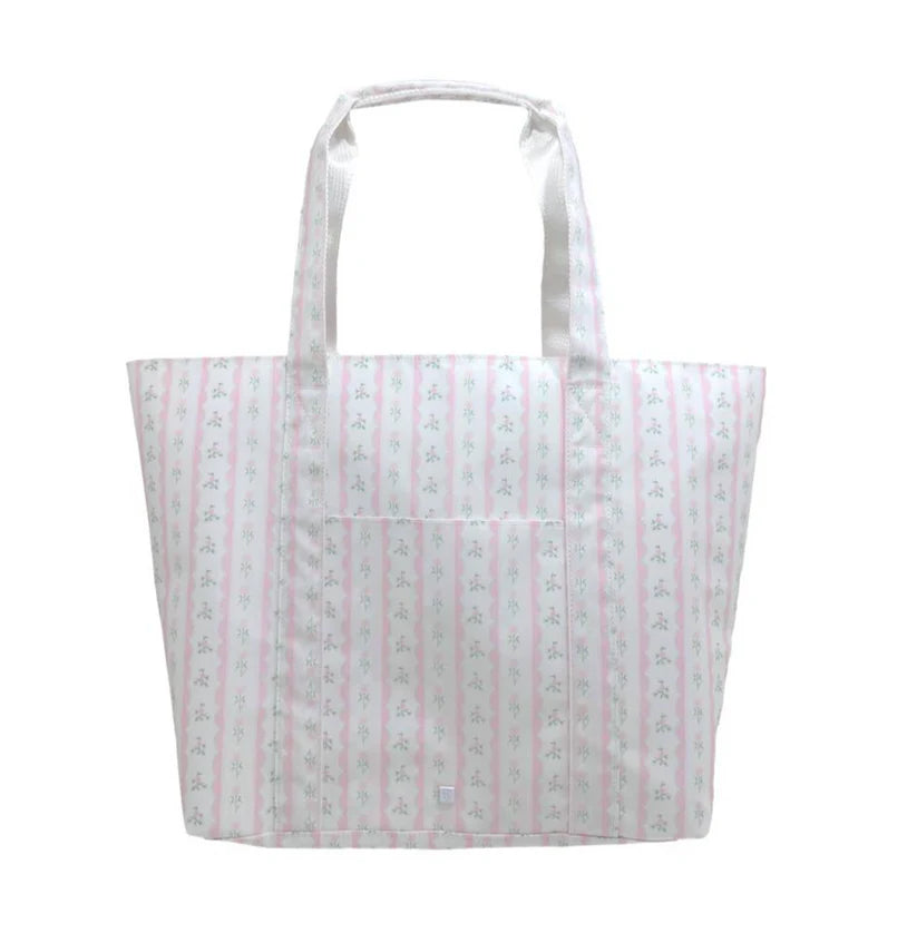 Pink Ribbon Floral Jumbo X-Large Tote