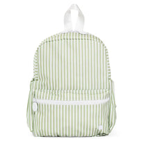 Load image into Gallery viewer, Pimlico Stripe Sage Mini Backpack