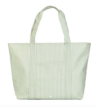 Load image into Gallery viewer, Pimlico Stripe Sage Jumbo X-Large Tote