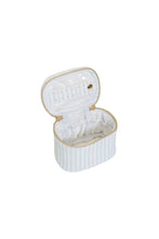 Load image into Gallery viewer, TRVL Pimlico Stripe Chambray Luxe Jewelry Case