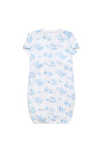 Load image into Gallery viewer, Blue Toile Baby Gown