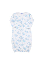 Load image into Gallery viewer, Blue Toile Baby Gown