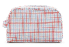 Load image into Gallery viewer, Classic Red Plaid Stow It Toiletry Bag