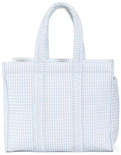 Load image into Gallery viewer, Pimlico Stripe Blue Quilted Go Go Tote