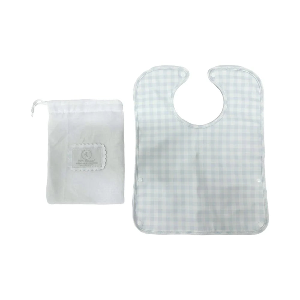 Blue Pimlico Check Best Bib