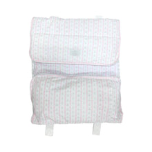 Load image into Gallery viewer, Pink Ribbon Floral Nap Mat