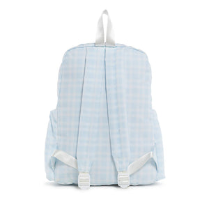brandy melville blue mini backpack Pimlico Plaid Blue Backpack – Queen of Threads Monogramming
