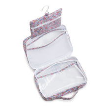 Load image into Gallery viewer, Garden Floral Bundle Up Hanging Toiletry Bag
