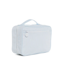 Load image into Gallery viewer, Pimlico Stripe Blue Bundle Up Hanging Toiletry Bag