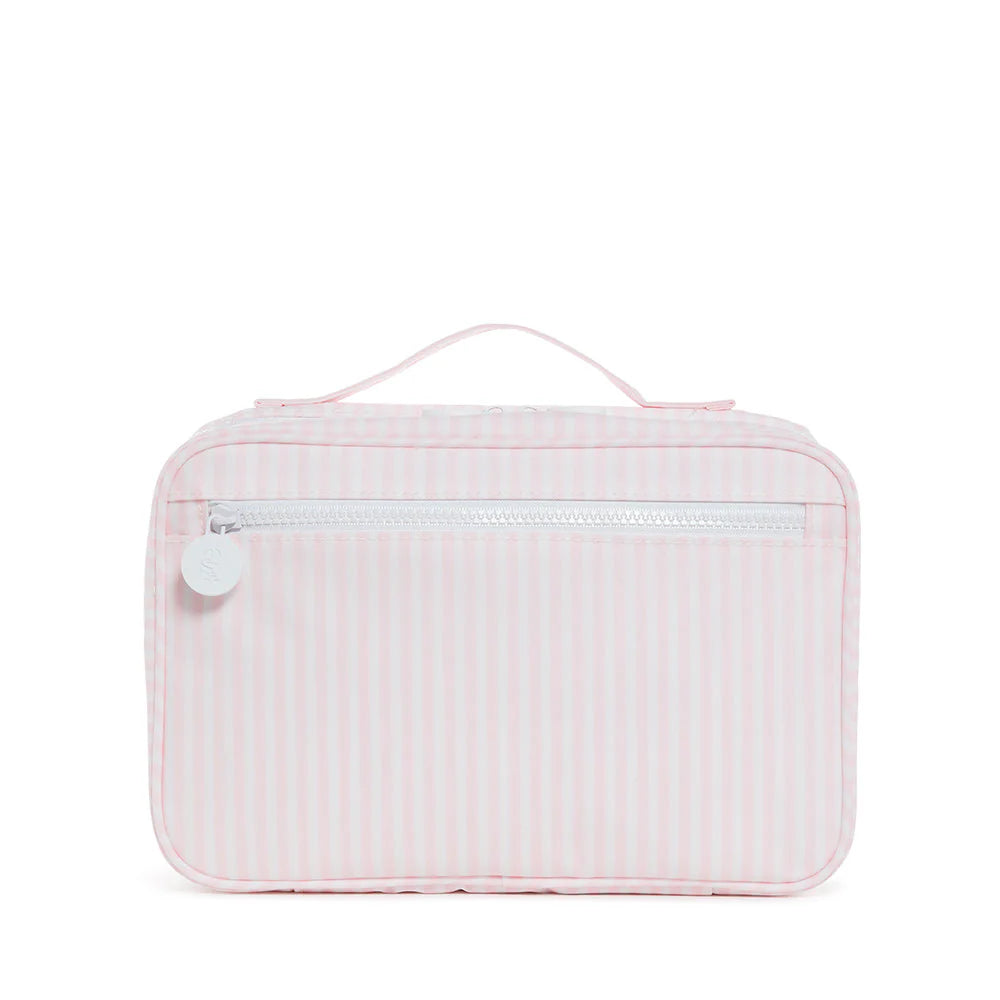 Pimlico Stripe Pink Bundle Up Hanging Toiletry Bag