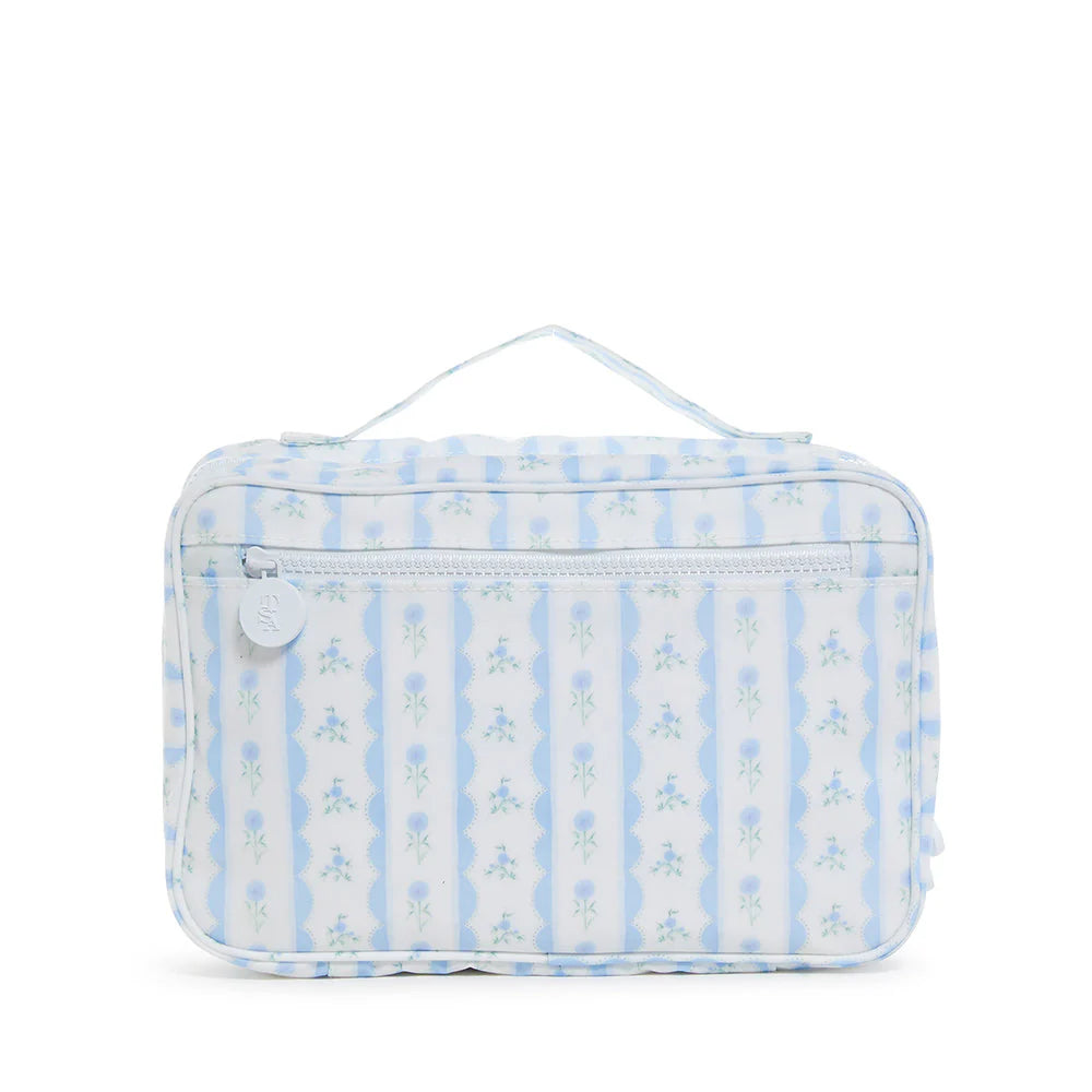 Blue Ribbon Floral Bundle Up Hanging Toiletry Bag