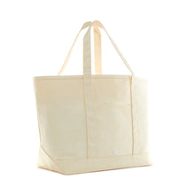Load image into Gallery viewer, TRVL Natural Coated Canvas Maxi Tote