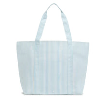 Load image into Gallery viewer, Blue Pimlico Stripe Jumbo X-Large Tote