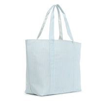 Load image into Gallery viewer, Blue Pimlico Stripe Jumbo X-Large Tote