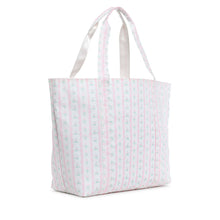 Load image into Gallery viewer, Pink Ribbon Floral Jumbo X-Large Tote