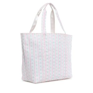 Pink Ribbon Floral Jumbo X-Large Tote